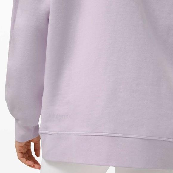 Lululemon Perfectly Oversized Crew Lavender Dew - Picture 2 of 5